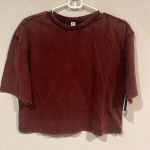 NWT BP T-shirt size small color Rust Cherry